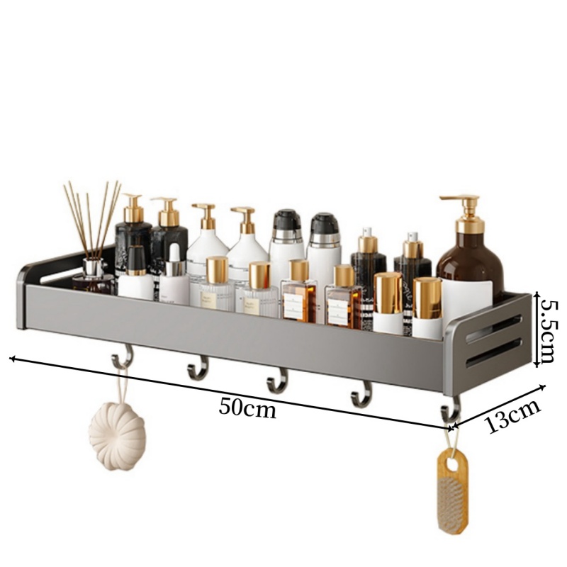 豫龙都 浴室收纳架带钩个