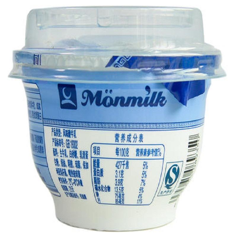 蒙牛凝酪乳风味酸牛奶原味140g