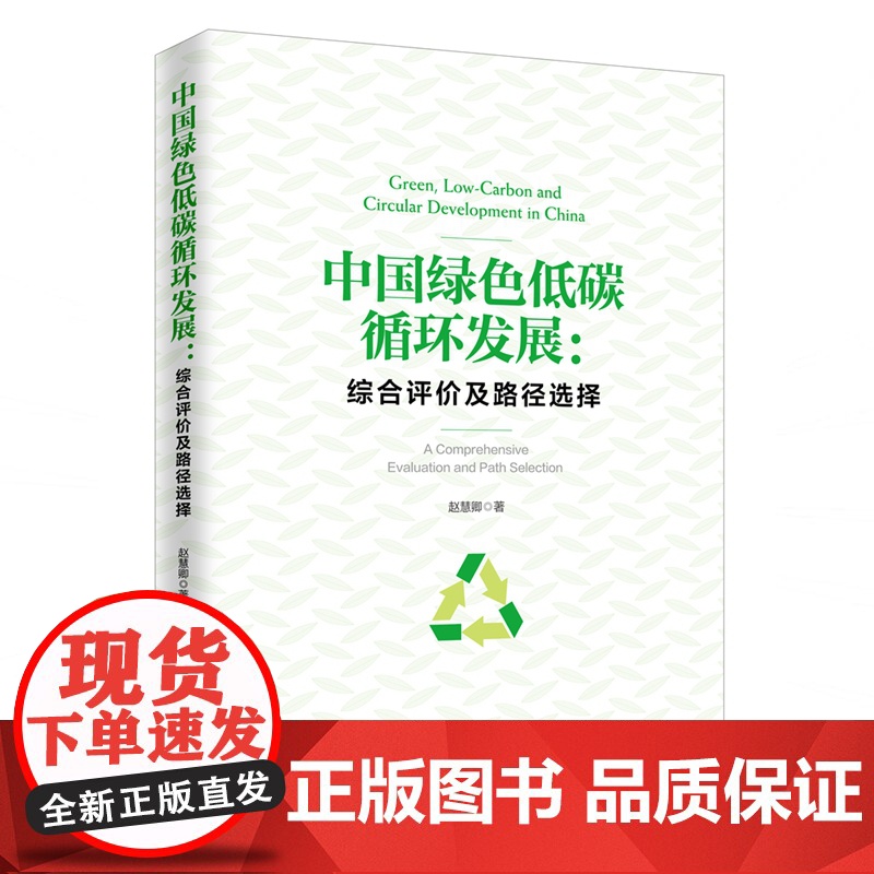 中国绿色低碳循环发展--综合评价及路径选择高清大图