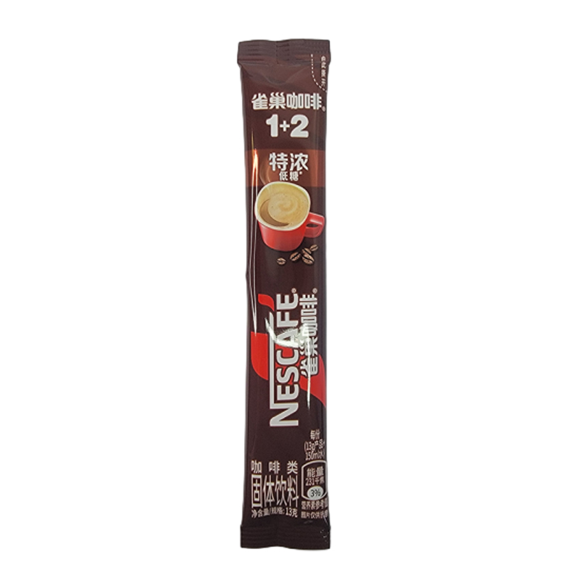 Nescafe雀巢速溶1+2特浓低糖咖啡易享盒装1170g(90条*13g)高清大图