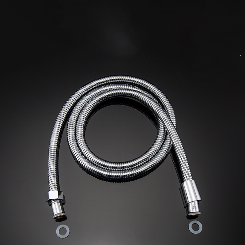 古达卫生间热水器通用水管双扣电镀加密淋浴软管沐浴管喷头连接管