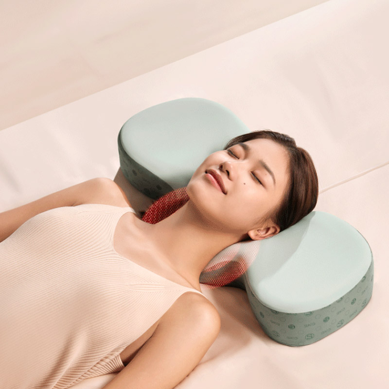 艾诗凯奇(SKG)颈椎枕 肩颈颈椎睡眠专用枕头 不压耳朵精准穴位热敷 送男女朋友实用生日礼物 P1枕头/个