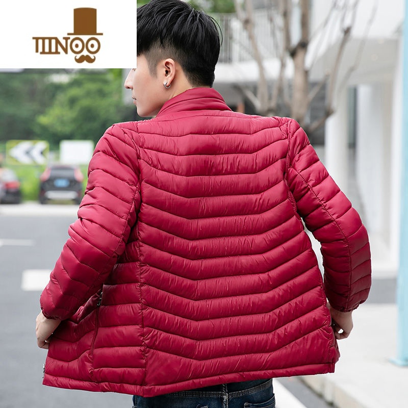 YANXU棉衣男短款冬季新款加厚外套男士中青年加肥加大干活保暖棉袄高清大图