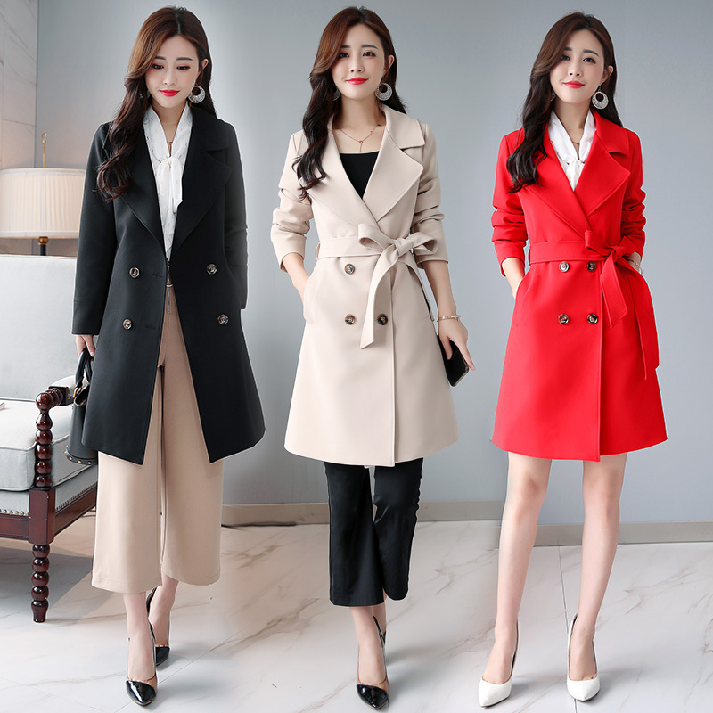风衣女装女士秋装秋天衣服新品时尚气质女人味百搭中长款秋季外套