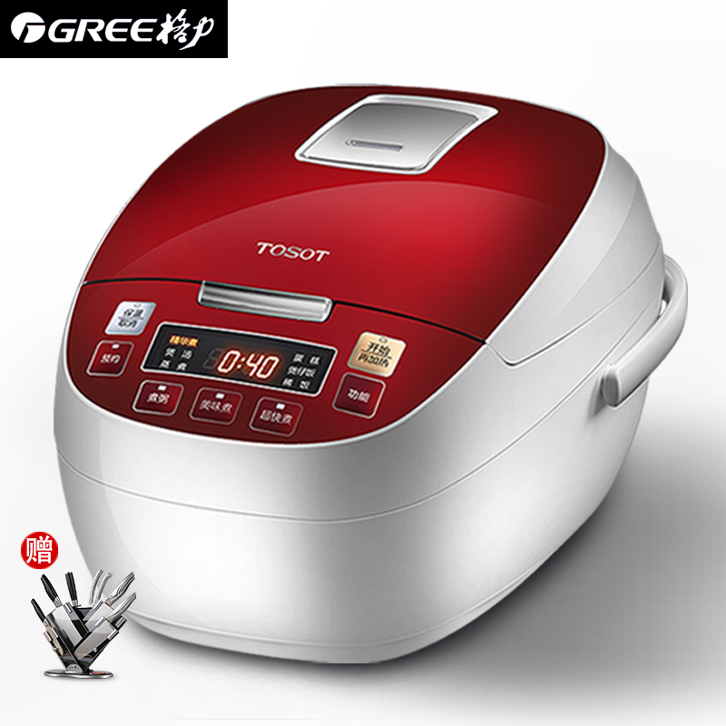 【格力专卖店】大松(TOSOT)GDCF-4004Ca智能IH加热电饭煲4L多功能家用5-6人上盖可拆洗不锈钢内胆不粘锅