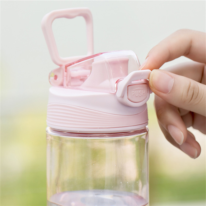 茶花chahua维力特运动水杯m050002粉色亮灰色