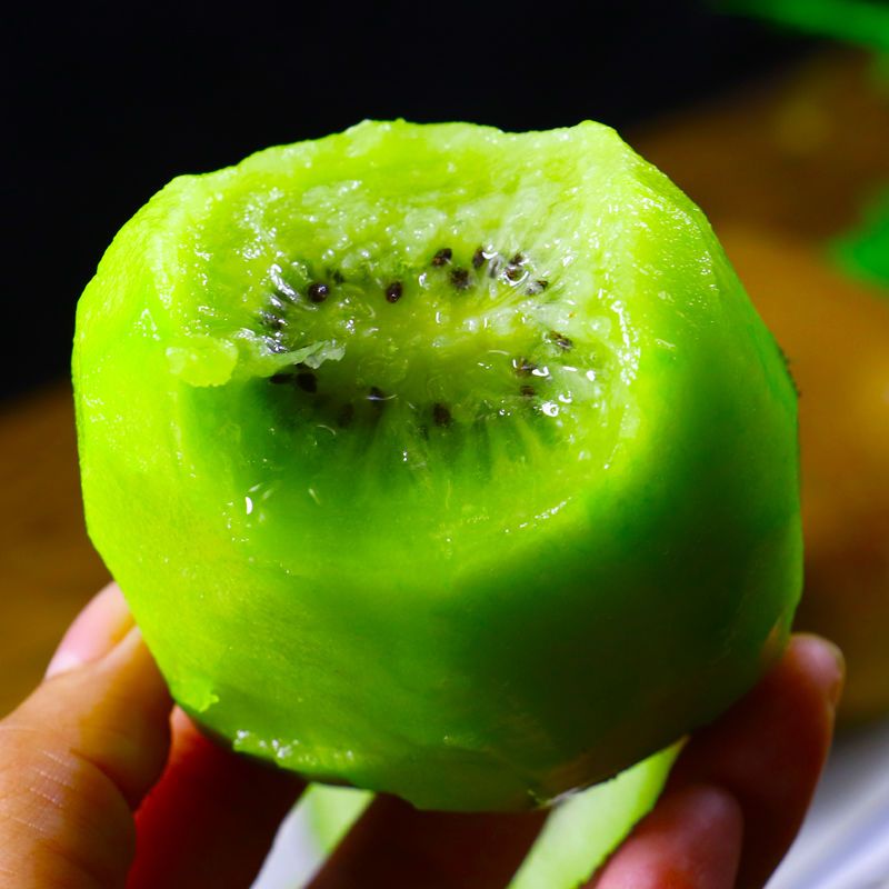 陕西绿心猕猴桃新鲜水果绿心猕猴桃秦美猕猴桃2斤中果90110g