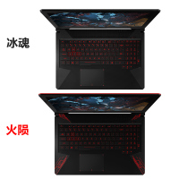 华硕(ASUS)飞行堡垒FZ80/FX80GE 标压i7-8750H 8G 128G固态+1T 1050Ti 4G显卡 15.6英寸学生本手提吃鸡游戏本笔记本电脑 火陨/冰魂 定制