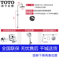 TOTO 卫浴花洒淋浴花洒套装 浴室手持花洒喷头淋浴器DM907 DM910 畅销款TBS04302B TBW01018