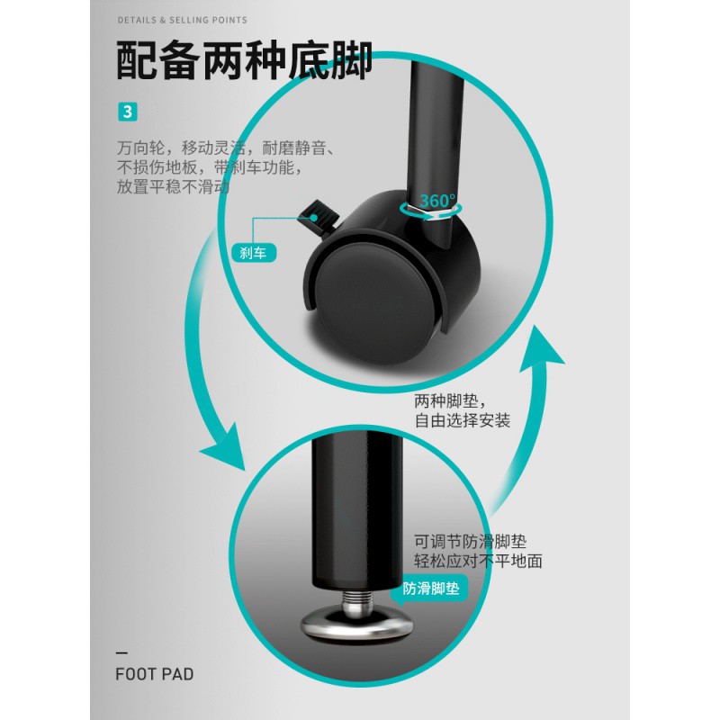 厨房置物架落地多层菜篮子放果蔬菜架子微波炉用品收纳架带轮家用收纳层架 三维工匠高清大图