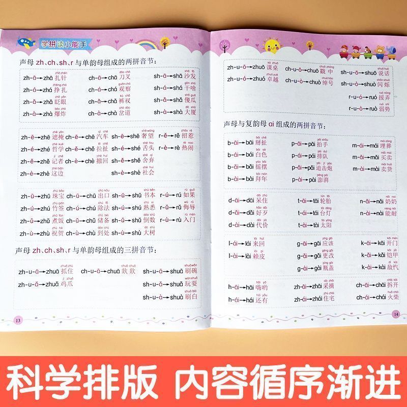 学习神器幼小衔接一年级小学拼音声母韵母拼读全表幼儿园语文>800_800