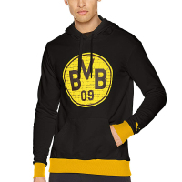 彪马(Puma)BVB Fan 男士连帽套头休闲运动卫衣75286312