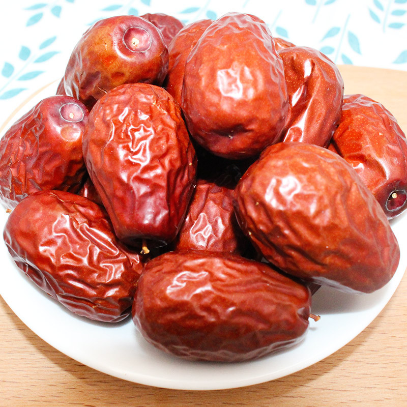 嗑客 新疆和田骏枣 特级特产小零食煲汤大枣580g/桶