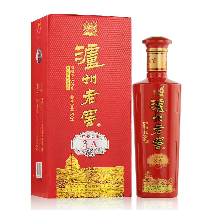 17年52度泸州老窖红瓷头曲[3A ]500ml*1瓶 浓香型白酒高清大图