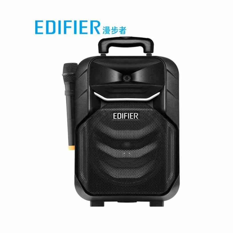 漫步者(EDIFIER)A3-8 8英寸专业移动多媒体音响 广场舞音响 蓝牙拉杆音箱 户外音响 会议音响 黑色