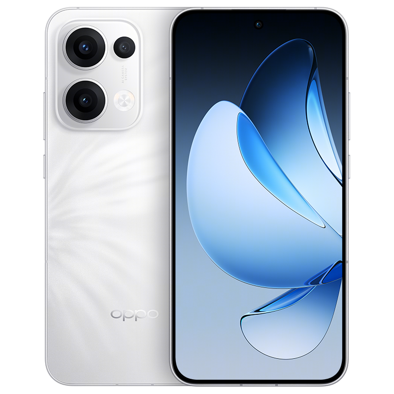 OPPO Reno13 心动白 12GB+512GB 超美小直屏 AI高清实况照片 IP69满级防水 双芯抢网 拍照手机高清大图