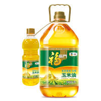 福临门 食用油 黄金产地 非转 压榨 玉米油 5L+700ml 家庭装 中粮出品