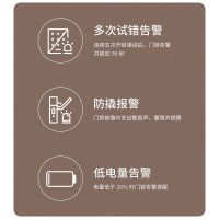 普联(TP-LINK)全自动智能指纹锁密码锁C级锁芯家用电子锁防盗门锁NFC解锁入户门 SL21 免费上门安装