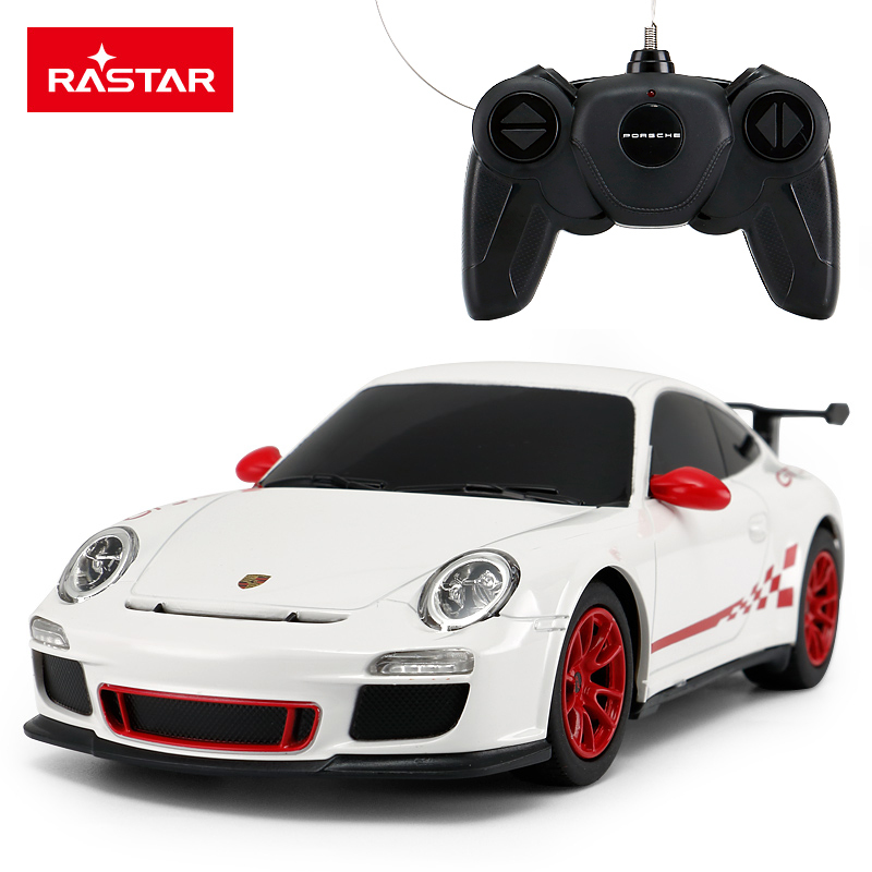 星辉(Rastar)保时捷遥控车1:24儿童玩具电动遥控车模型39900白色