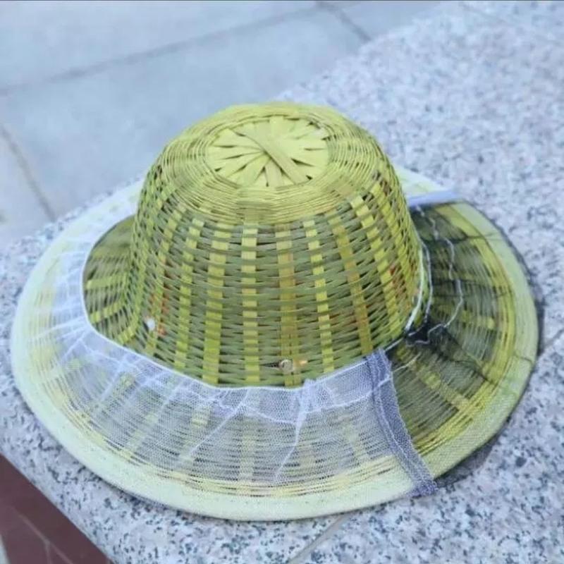 蜂具蜂帽蜂衣竹子蜂帽蜂帽面网蜂衣蜜蜂防护帽防蜂服防蜂帽 单独竹帽
