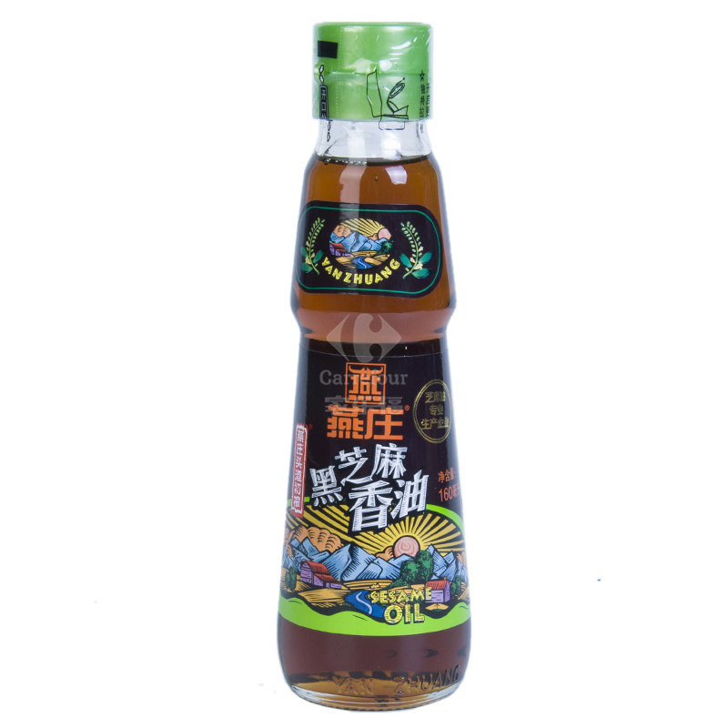燕庄 黑芝麻油160ml