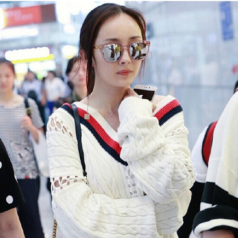 新款圆形个性太阳镜女士墨镜女潮明星款网红圆脸韩国优雅眼镜