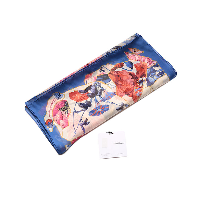 菲拉格慕salvatoreferragamo女士丝质长方形丝巾围巾320501