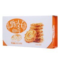 好吃点 饼干 甄好曲奇黄油味 208g*3盒装 网红美食糕点点心 休闲零食下午茶点心临期商品介意勿下单