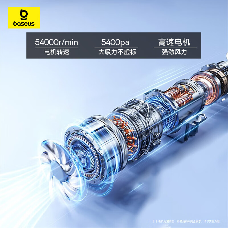 倍思 AT 车载吸尘器 (5000pa)高清大图