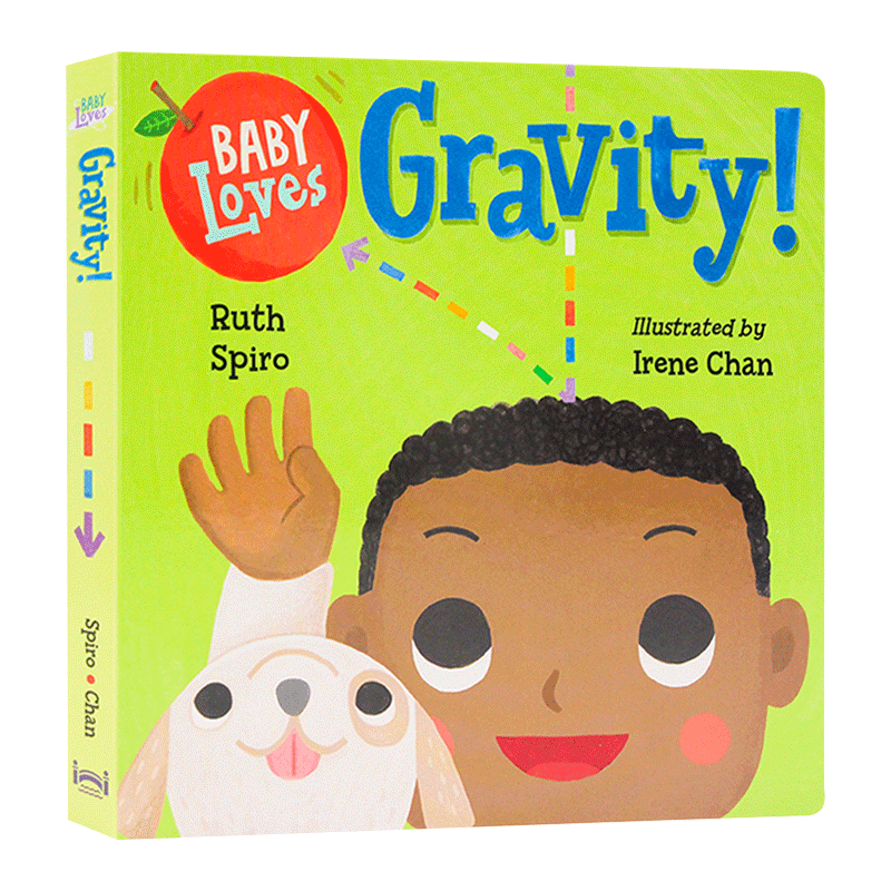 [醉染正版]英文原版绘本宝宝爱重力 Baby Loves Gravity 萌萌的科学系列 纸板书 边看边学亲子绘本 S高清大图