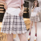 迪鲁奥(DILUAO)LYL 孕妇装夏 孕妇半身裙潮妈外穿短裙时尚宽松格子百褶裙孕妇裙子F342-28