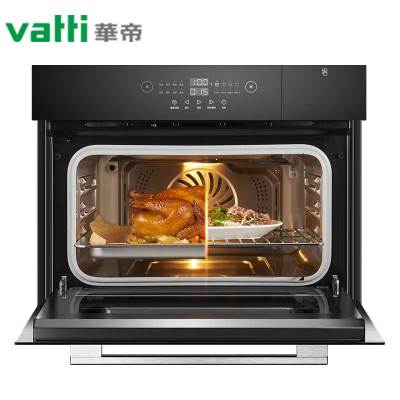 华帝(vatti)42升嵌入式蒸烤箱一体机高温蒸汽自清洁除垢触控智能电蒸箱可预热防冷凝水散热快蒸烤二合一烤箱i23010
