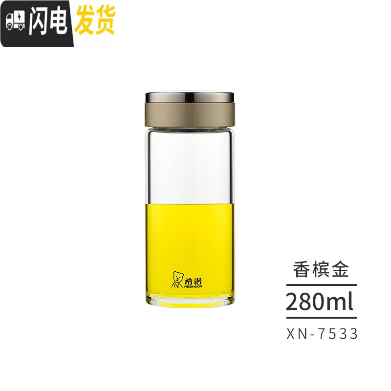 三维工匠单层加厚玻璃杯商务轻奢个性杯子男女带盖泡茶简约水杯_117高清大图