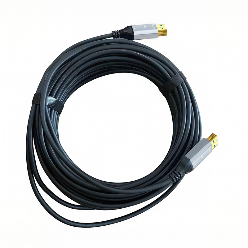 领柯捷 LKJ-H01 HDMI转HDMI 10米 光纤HDMI视频信号线 (计价单位:根) 黑色高清大图