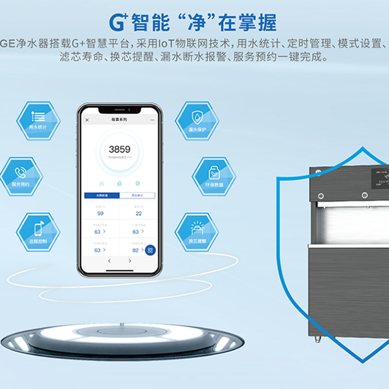 GE极霖系列反渗透校园直饮机-3出水口GCFC-15R02适用60-100人高清大图
