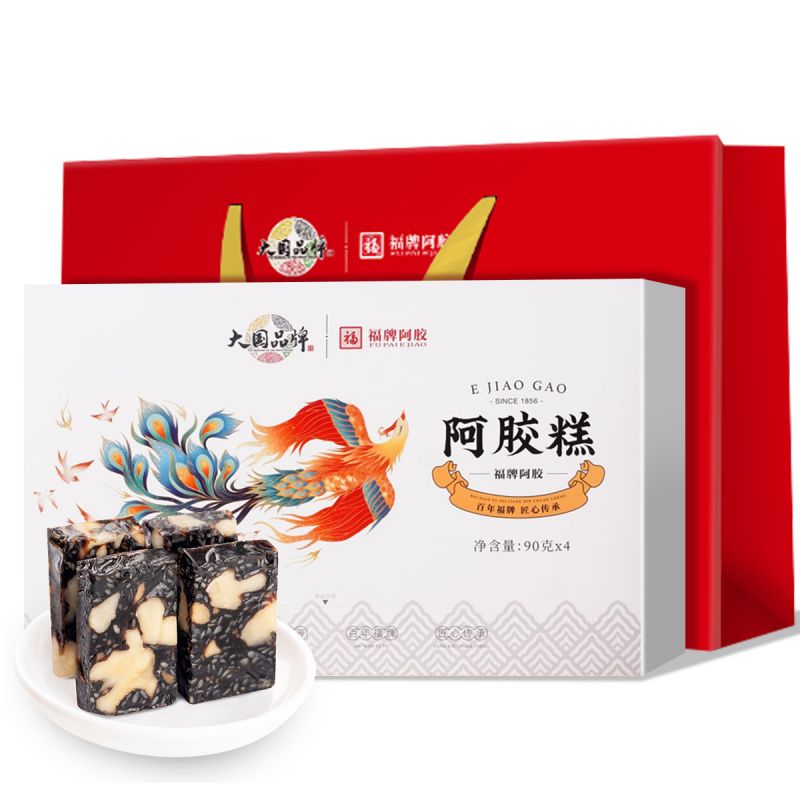福牌阿胶即食阿胶糕360g山东特产正品阿胶礼盒滋补固元糕高清大图