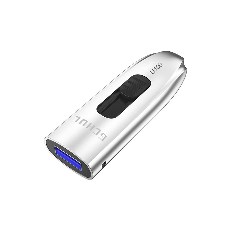杰储(GCHUL) U100 深空系列 512G USB3.2 超高速固态闪存U盘/优盘 (计价单位:个) 银色高清大图