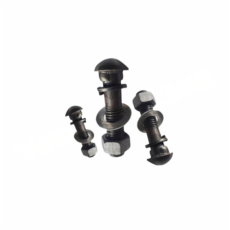 JIBIN/继彬 国标 鱼尾板轨道螺栓 碳钢 4.8级 发黑 M20×110 个