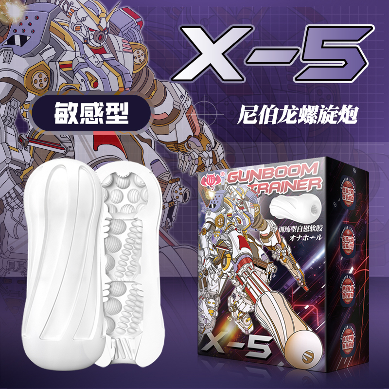 撸撸杯训练型自慰软胶男用自慰器手动飞机杯负压吮吸小倒模GUNBOOM情趣男性系列成人用品一只高清大图