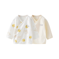 童泰(TONGTAI)四季新款0-6月新生婴儿男女宝宝纯棉家居服上装和服上衣2件装儿童内衣