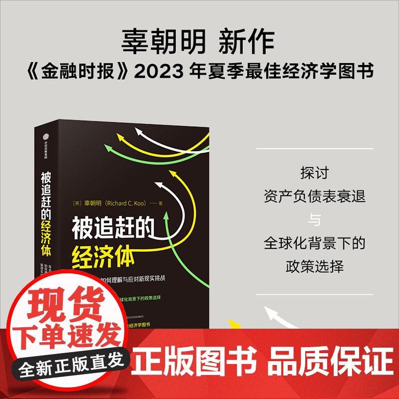 被追赶的经济体 辜朝明新作 探讨资产负债表衰退与全球化背景下的政策选择 金融时报2023年夏季经济学图书 市场经济学书籍高清大图