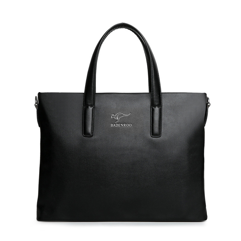 拜登袋鼠(badenroo)袋鼠男士手提包男公文包韩版商务手提包男公文背包