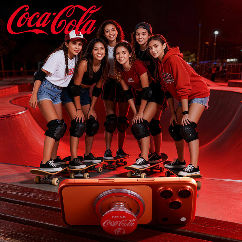 Coca Cola可口可乐 PopArt系列磁吸气囊手机支架 T61高清大图