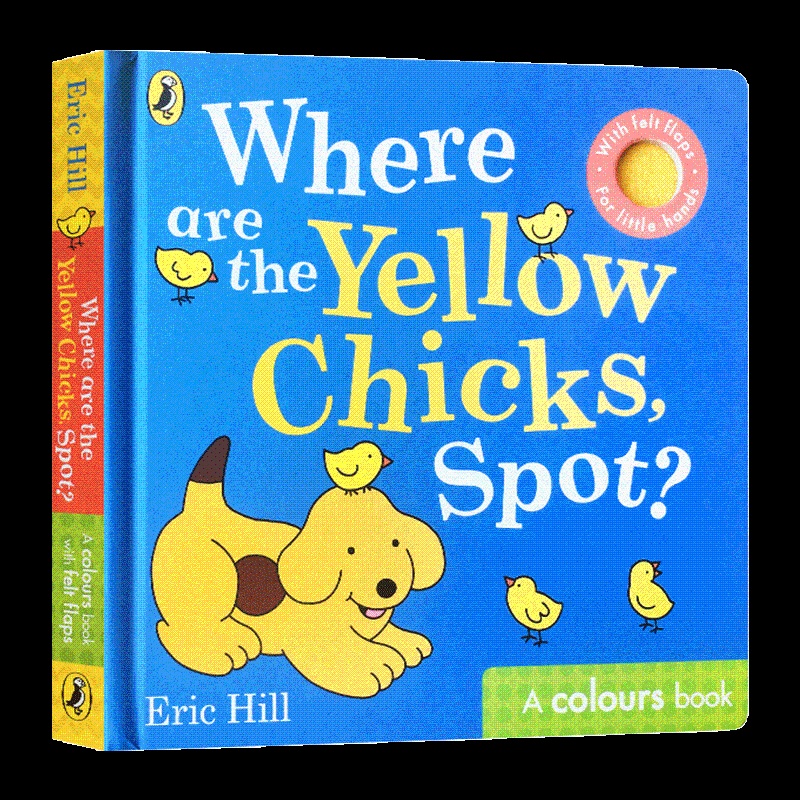 [醉染正版]小玻黄色的小鸡在哪里 Where are the Yellow Chicks Spot 英文原版儿童颜色认知高清大图