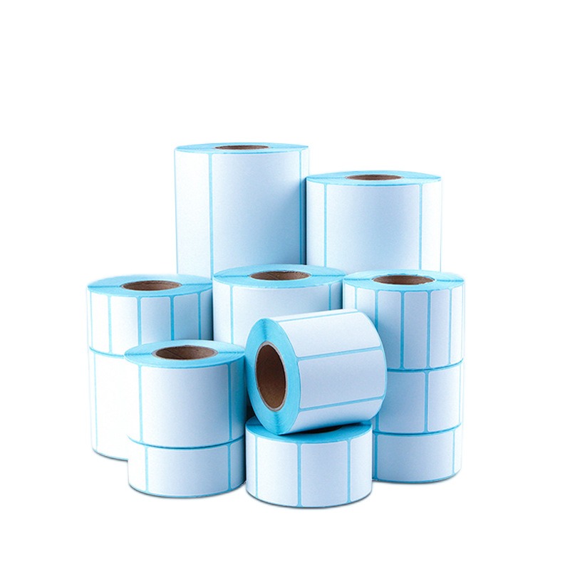 丽佳邦空白不干胶标签 价格条形码打印纸 贴纸 热敏标签纸80x50-1000张(一卷高清大图