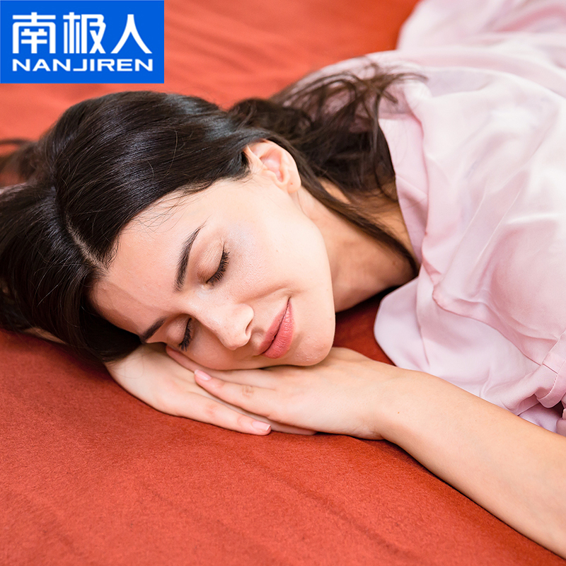 南极人电热毯红色加大电褥子智能控温12小时自动断电床垫电热垫 节能学生宿舍家用双人款安全防水1.8*1.5米