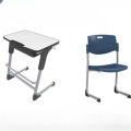 首指（SZ）课桌椅/ EN-5102 蓝白
