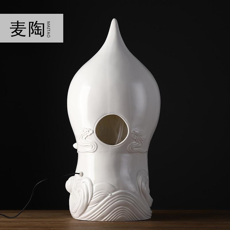美帮汇德化白瓷塑艺术工艺收藏品观音家居摆件创意工艺礼品高清大图