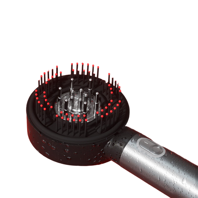 攀高(PANGAO)PG-2756 头皮按摩梳 红光健发按摩电动 222*92*55mm (单位:个)