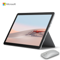 [优选套餐1]微软Surface Go 2亮铂金平板电脑10.5英寸奔腾金牌4425Y 8G 128G SSD+便携鼠标